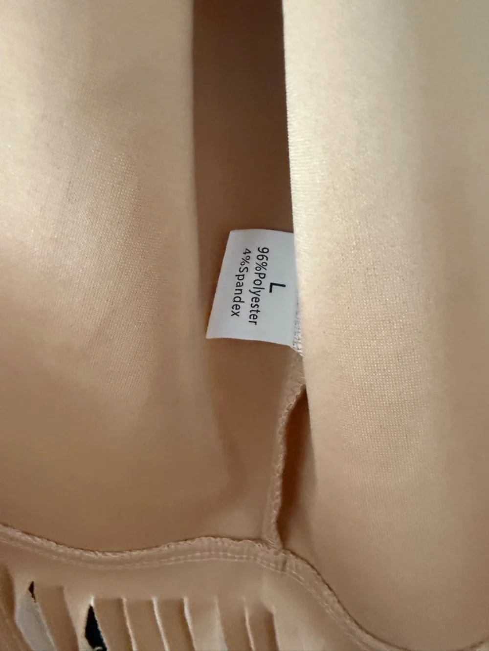 Suede Fringe Vest - Cream - Picture 3 of 4